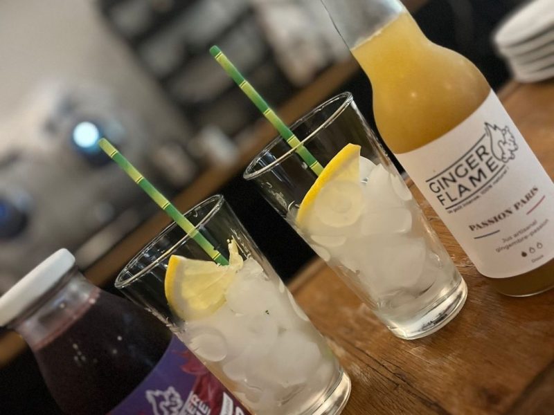 Ginger Flame ( Boissons de jus fruits à base de gingembre)