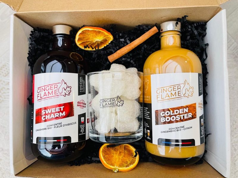 Ginger Flame ( Boissons de jus fruits à base de gingembre)