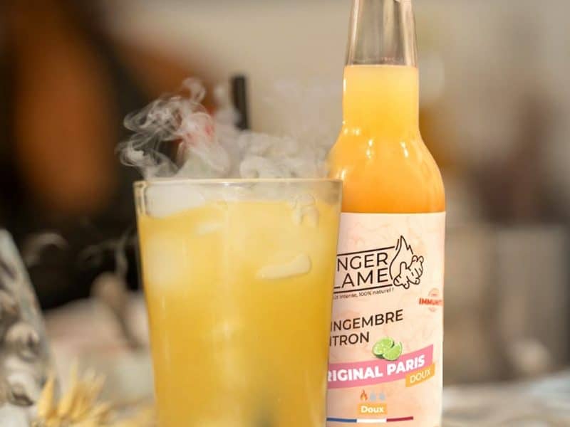 Ginger Flame ( Boissons de jus fruits à base de gingembre)