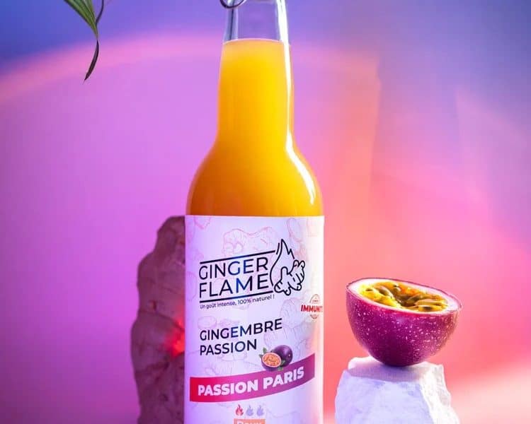 Ginger Flame ( Boissons de jus fruits à base de gingembre)