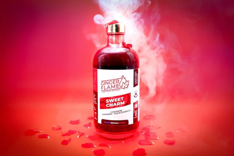 Ginger Flame ( Boissons de jus fruits à base de gingembre)