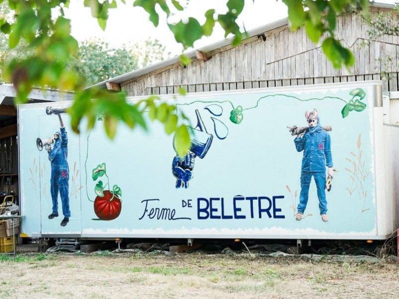 Ferme collective de Belêtre (céréales et boulangerie en AB).