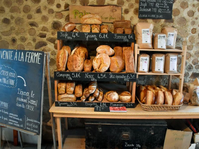 Ferme collective de Belêtre (céréales et boulangerie en AB).